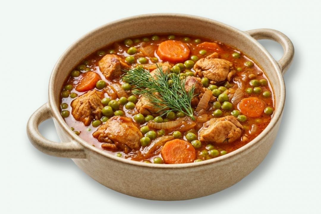 Mâncare de mazăre cu pui - Family Pack 1kg